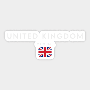 United Kingdom flag, British flag Sticker